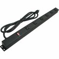 E-Dustry 24 in. 6 Outlet Metal Power Strip E-98568